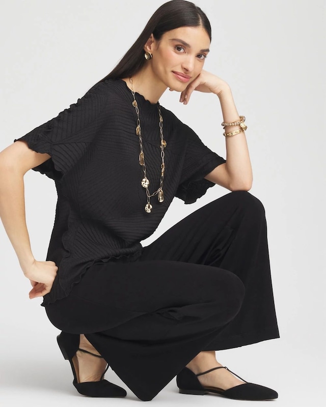 Travelers Collection Embossed Top - image 2